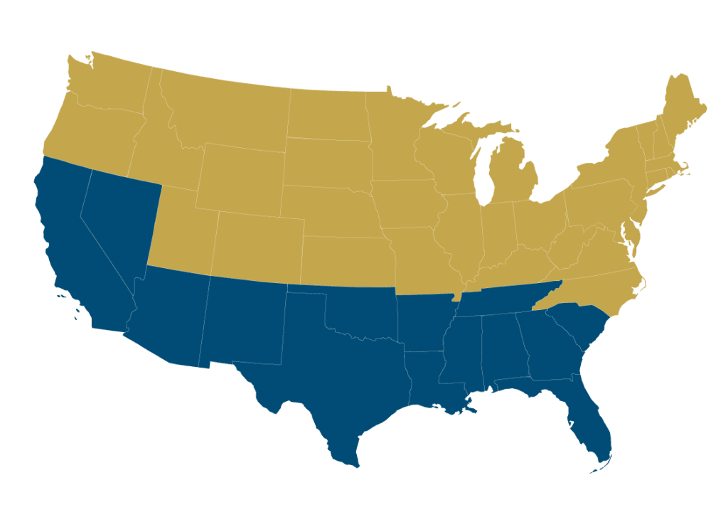 mapa rutas estados unidos
